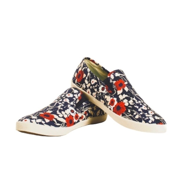 SEAVEES Baja Slip Ons Trina Turk Poplin Twill Sneakers. - Picture 1 of 10